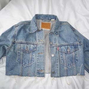 LEVIS denim cropped jacket